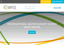 Tablet Screenshot of internationalwatersummit.com